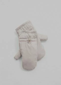 Cafe Noir Hal Puffy Mittens - Light Taupe ACCESSORIES