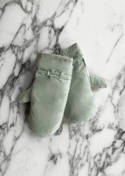Cafe Noir CLOTHING Hal Puffy Mittens - Menthe