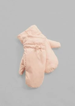 Cafe Noir Hal Puffy Mittens - Rose Water