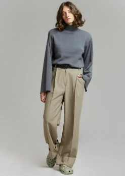 The Frankie Shop Hama Turtleneck - Charcoal CLOTHING