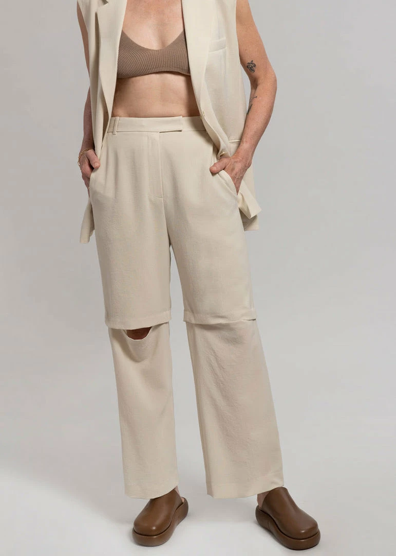 Top 10 π Blossom Hani Slit Pants - Beige π 4 Blossom Hani Slit Pants - Beige