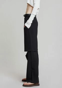Blossom CLOTHING Hani Slit Pants - Black