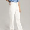 The Frankie Shop Hann Denim Pants - White CLOTHING