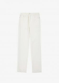 The Frankie Shop Hann Denim Pants - White CLOTHING