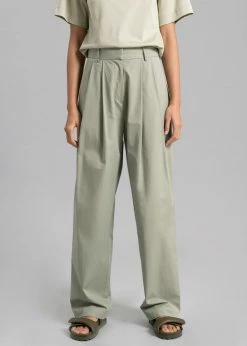Inni Hattie Pleated Pants - Sage
