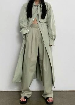 Inni Hattie Pleated Pants - Sage