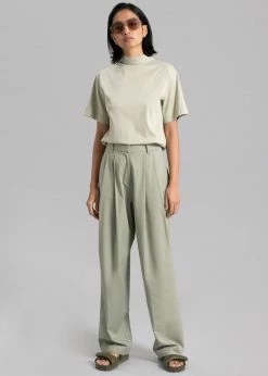 Inni Hattie Pleated Pants - Sage