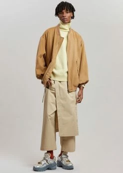 The Frankie Shop CLOTHING Hedy Bomber Jacket - Caramel