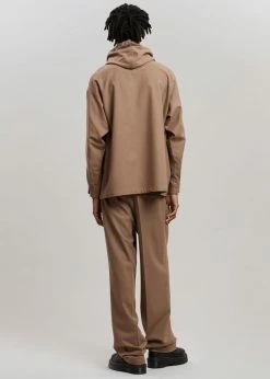 Cheap π The Frankie Shop Heith Flanelle Hoodie - Hazelnut Men π 15 The Frankie Shop Heith Flanelle Hoodie - Hazelnut Men