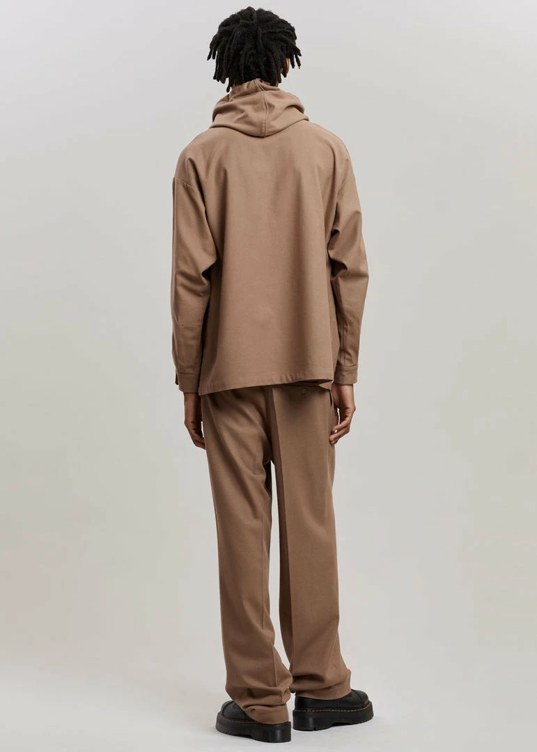 Cheap π The Frankie Shop Heith Flanelle Hoodie - Hazelnut Men π 8 The Frankie Shop Heith Flanelle Hoodie - Hazelnut Men