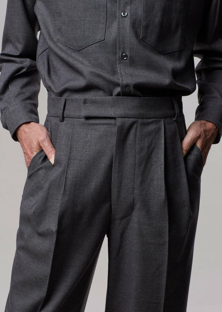 Promo π₯ The Frankie Shop Heith Flanelle Suit Pants - Charcoal Men π 3 The Frankie Shop Heith Flanelle Suit Pants - Charcoal Men