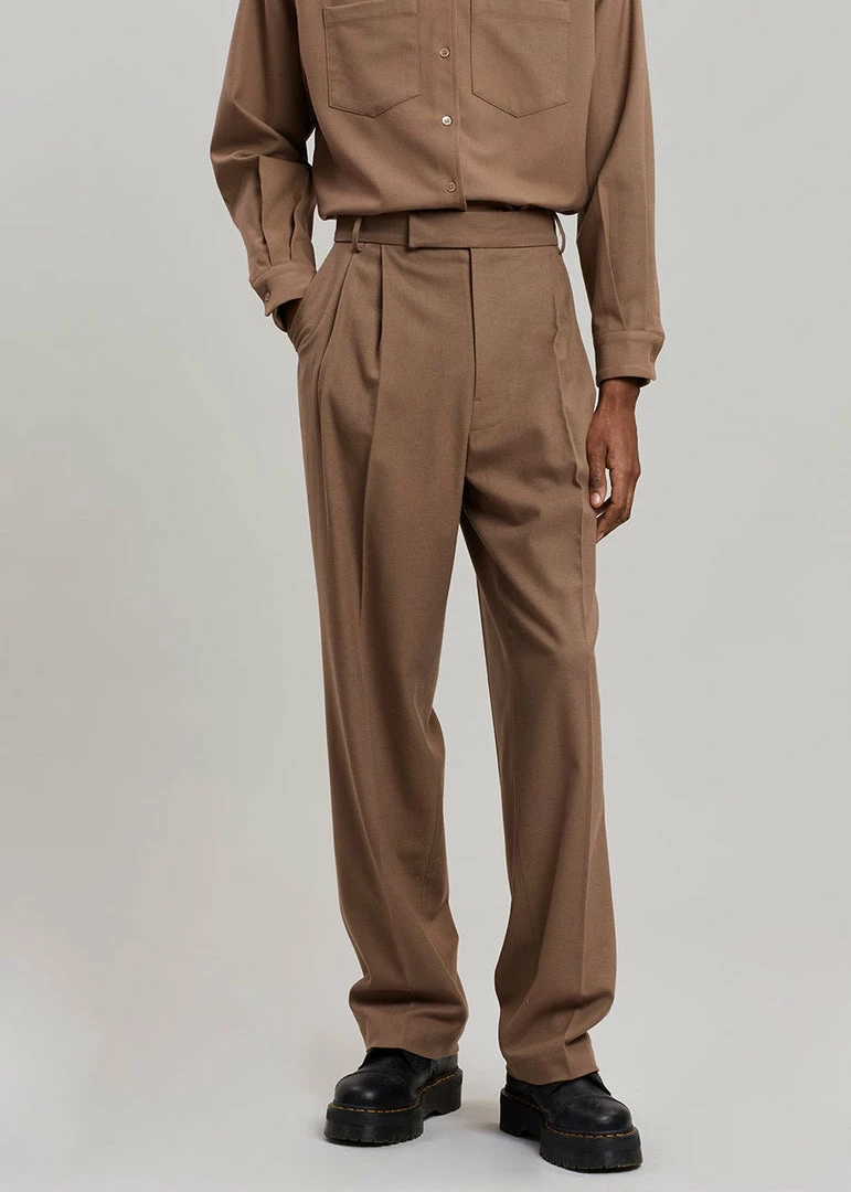 Flash Sale β¨ The Frankie Shop Heith Flanelle Suit Pants - Hazelnut π€© 2 The Frankie Shop Heith Flanelle Suit Pants - Hazelnut