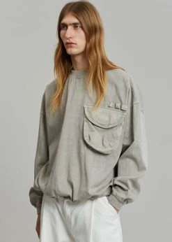 The Frankie Shop Men Hez Sweatshirt - Light Grey