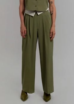 Budget 🤩 Beside You Holi Pants - Olive CLOTHING 😍 10 Beside You Holi Pants - Olive CLOTHING