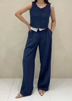 Beside You Holi Vest - Navy