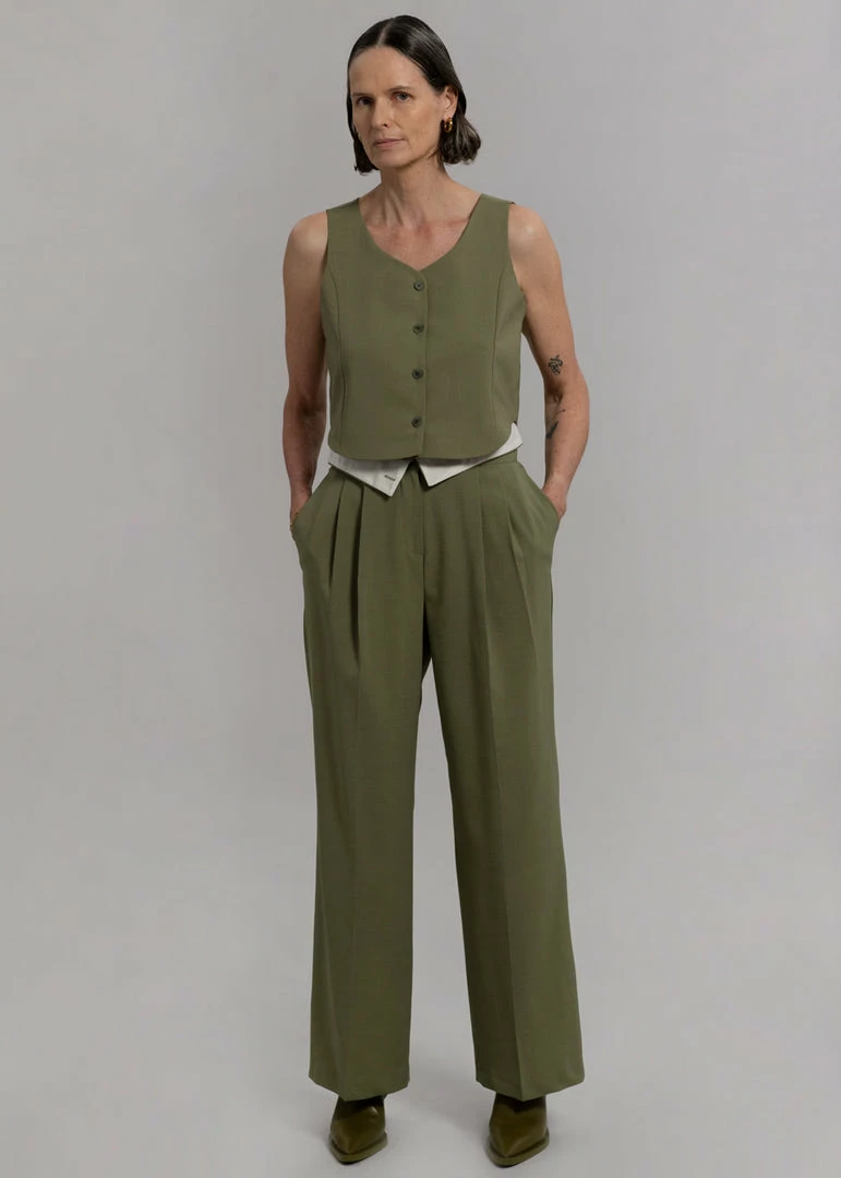 Promo π₯ Beside You CLOTHING Holi Vest - Olive β 5 Beside You CLOTHING Holi Vest - Olive