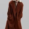Paper Moon Holly Oversized Coat - Amber CLOTHING
