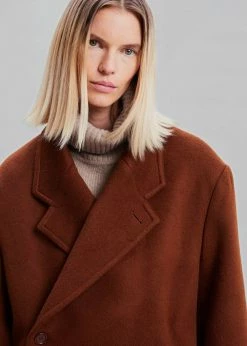 Paper Moon Holly Oversized Coat - Amber CLOTHING