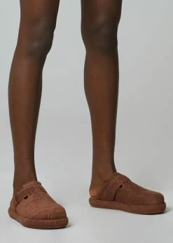 Ilio Smeraldo X TFS Terrycloth Chunky Clog - Brown SHOES