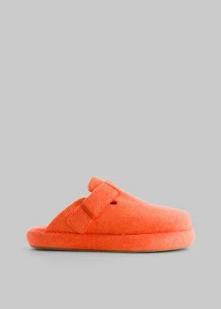 Ilio Smeraldo X TFS Terrycloth Chunky Clog - Orange SHOES