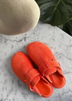 Ilio Smeraldo X TFS Terrycloth Chunky Clog - Orange SHOES