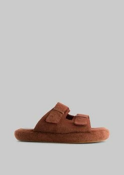 SHOES Ilio Smeraldo X TFS Terrycloth Chunky Sandal - Brown