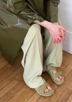 SHOES Ilio Smeraldo X TFS Terrycloth Chunky Sandal - Kaki