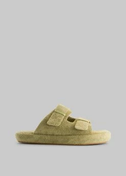 SHOES Ilio Smeraldo X TFS Terrycloth Chunky Sandal - Kaki