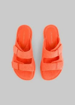 Ilio Smeraldo X TFS Terrycloth Chunky Sandal - Orange SHOES