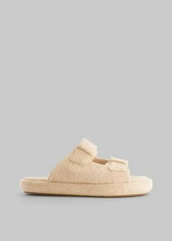 SHOES Ilio Smeraldo X TFS Terrycloth Chunky Sandal - Sand