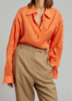 Blossom Irina Slit Pants - Camel