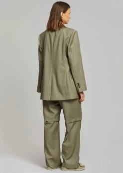 Blossom CLOTHING Irina Slit Pants - Olive