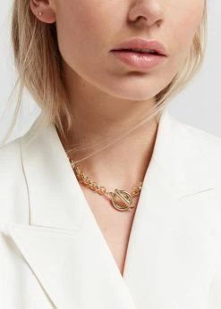 ACCESSORIES Laura Lombardi Isa Chain Necklace - Gold