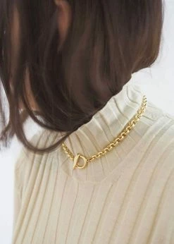 ACCESSORIES Laura Lombardi Isa Chain Necklace - Gold