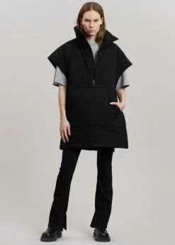 The Frankie Shop Isaak Puffer Vest - Black