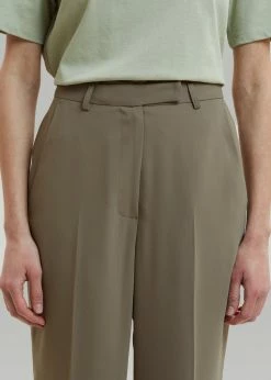 The Frankie Shop Isla Tailored Trousers - Coriander CLOTHING