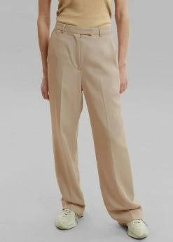 The Frankie Shop CLOTHING Isla Tailored Trousers - Natural