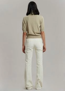 The Frankie Shop CLOTHING Janis Corduroy Pants - White