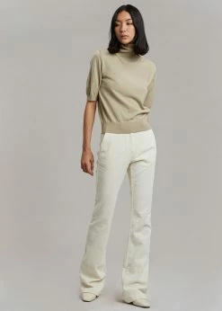 The Frankie Shop CLOTHING Janis Corduroy Pants - White