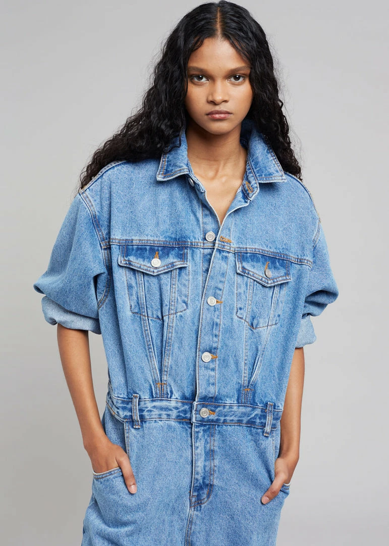 Flash Sale 🛒 Paper Moon Jas Denim Jumpsuit - Dark Indigo CLOTHING ⌛ 7 Paper Moon Jas Denim Jumpsuit - Dark Indigo CLOTHING