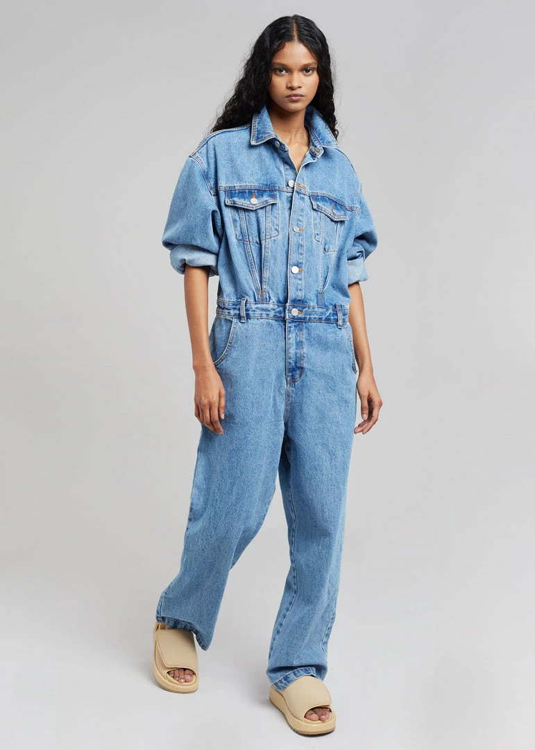 Flash Sale 🛒 Paper Moon Jas Denim Jumpsuit - Dark Indigo CLOTHING ⌛ 8 Paper Moon Jas Denim Jumpsuit - Dark Indigo CLOTHING