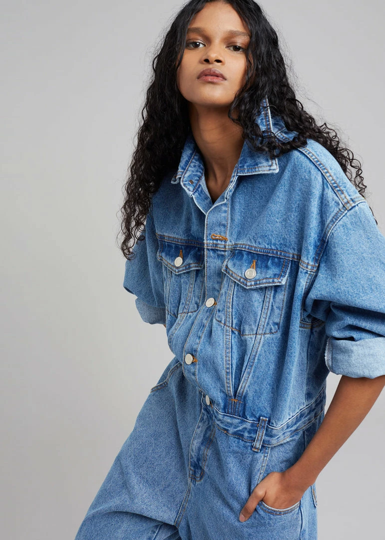 Flash Sale 🛒 Paper Moon Jas Denim Jumpsuit - Dark Indigo CLOTHING ⌛ 5 Paper Moon Jas Denim Jumpsuit - Dark Indigo CLOTHING