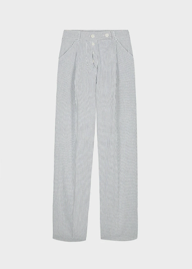 Wholesale β Beside You Jess Wide Pants - White Stripe CLOTHING π 14 Beside You Jess Wide Pants - White Stripe CLOTHING