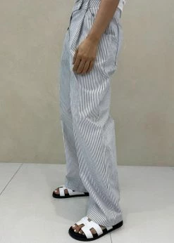 Wholesale β Beside You Jess Wide Pants - White Stripe CLOTHING π 19 Beside You Jess Wide Pants - White Stripe CLOTHING