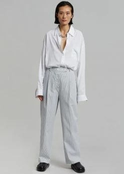 Wholesale β Beside You Jess Wide Pants - White Stripe CLOTHING π 20 Beside You Jess Wide Pants - White Stripe CLOTHING