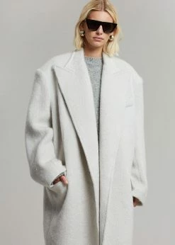 The Frankie Shop CLOTHING John Oversized Coat - Birch