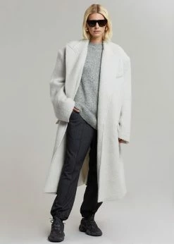 The Frankie Shop CLOTHING John Oversized Coat - Birch
