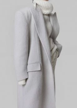 The Frankie Shop CLOTHING John Oversized Coat - Birch