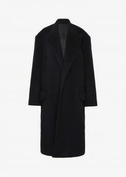 The Frankie Shop CLOTHING John Oversized Coat - Black