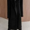 The Frankie Shop CLOTHING John Oversized Coat - Black